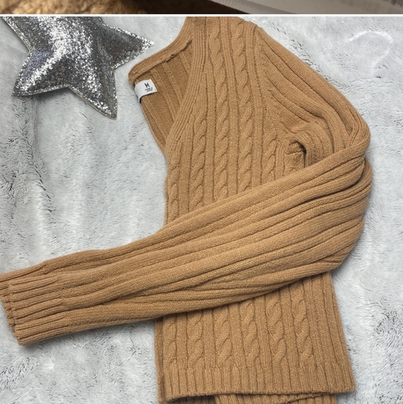 HOLLISTER Tan Cable Cardigan - Picture 3 of 3